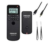 PHOLSY Wireless Camera Remote Release Control Intervalometer with HDR for Olympus E-M1, E-M5 II, E-M5, E-M10 II, PL8, PL7; for Panasonic S5, S1H, S1RM, S1R, S1M, S1, G95, G91, G90, G9, FZ10002, GH5