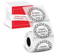 Phomemo 1pk 50mm Frosted Round Labels for M110 M221 M120