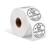 Phomemo 2" Round White Thermal Labels - 750/Roll, Compatible With Munbyn, Polono Shipping Label Printer - BPA-Free, Self-Adhesive for Logo, Code, DIY - 50 x 50 mm