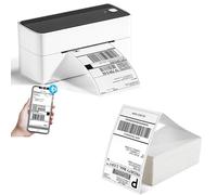 Phomemo 241BT Bluetooth Thermal Label Printer with 500 pcs 4x6'' labels, Shipping label printer 4x6, Thermal Printer for Hermes, Royal Mail, Amazon, Shopify, Ebay, etc