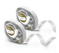 Phomemo 2X P12 Satin Ribbon Original 12mm x 2m Silk Ribbon Q5-R234 Satin Ribbon for Gift Party, Wedding DIY Gift Wrapping P12/P12 Pro/LT12 Label Printers