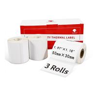 Phomemo 3 Rolls M110 Thermal Labels, 50×30mm, for M110/M220/M108, 690 PCS