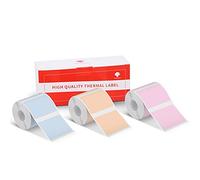 Phomemo 3 Rolls of 230 Self-Adhesive Color Thermal Labels, 1.57"x1.18" (40x30mm), Compatible with Phomemo Label Printers