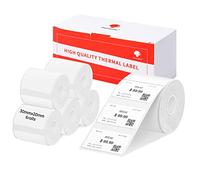 Phomemo 30x20mm Thermal Labels for M110/M120, 6 Rolls, Black on White