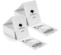 Phomemo 4"x6" Direct Thermal Shipping Label, Pack of 1000 4x6 Thermal Labels Fanfold - for Shipping Labels,Mailing,Address, Product Logo, Barcode Labels,Strong Adhesive (White)