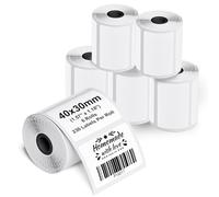 Phomemo 6 Rolls M110 Thermal Labels, 40×30mm, for M110/M220/M108, 1380 PCS