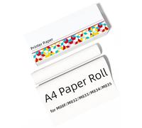 Phomemo A4 Thermal Paper Roll Compatible with Phomemo M08F/M832/M833/M834/M835 Portable Thermal Printer, 210mm x 6.5m (8.27'' x 255.90''), 2 Rolls, for Business, Home, Travel, Learning