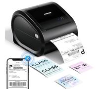 Phomemo Bluetooth Shipping Label Printer, D520BT Thermal Label Printer 4x6 Inches, Compatible with iOS, Android, Windows, Mac, Amazon, eBay, Etsy, Shopify, Royal Mail, Evri, DPD, UPS, Black