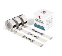Phomemo D30 Clear Transparent Thermal Labels - Adhesive, 14x30mm/0.55x1.18inch, 3 Rolls
