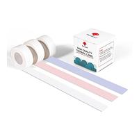 Phomemo D30 Continuous Label Tape - Purple Pink White Label Tape, 3 Rolls