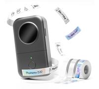 Phomemo D30 Label Maker,Bluetooth Label Printer With 3 Rolls Tape,Gift Box