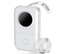 Phomemo D30 Label Printer, Bluetooth Wireless Mini Handheld Label Maker Machine with Tape, Direct Thermal Printer Rechargeable Labeler Compatible with iOS/Android Smartphone for Home Office