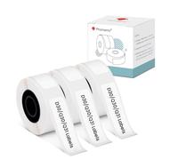 Phomemo D30 Label, Q31/Q30 Adhesive Labels, White 15x50mm Printing Paper Tape, Phomemo Printer Labels for D30/Q31/Q30 Portable Thermal Label Maker 390-Pcs