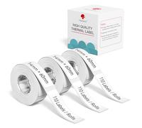Phomemo D30 Labels, 14mm*60mm Self-Adhesive Thermal D30 Label Tape, Compatible with Phomemo D30 D35 Q30 Q30S Q31 Label Maker for Home, Office, School, 110 Labels/Roll, 3 Rolls, White