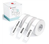 Phomemo D30 Labels, 14mm X 60mm [ 1/2" X2 1/4"] Label Tape for Q30S/D30 Series Label Maker, Phomemo Labels Suitable for School,Home,Name,110pcs/Roll, Total 3 Rolls
