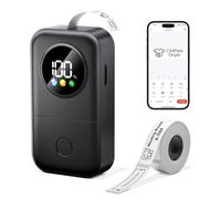 Phomemo D30D label maker, LED Screen Bluetooth Label printer with 1 Tape