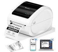 Phomemo Ethernet Shipping label printer, 300dpi Thermal Label Printer for Business, Supports Ethernet, Bluetooth, USB, Compatible with Amazon, Vinted, Etsy, Royal Mail, DPD, DHL, UPS, Shopify, White
