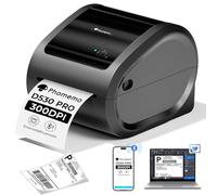 Phomemo Ethernet Shipping label printer, 300dpi Thermal Label Printer for Business, Supports Ethernet, Bluetooth, USB, Compatible with Amazon, Vinted, Etsy, Royal Mail, DPD, DHL, UPS, Shopify