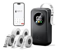 Phomemo Label Maker with 5 Tapes, Smart Screen D30D for Home School