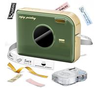 Phomemo Label Printer, A30 Thermal Transfer Printing Bluetooth Wireless Portable Small Label Maker Machine, Mini Sticker Printer Rechargeable for Wrapping Decorations, Cloth Name Tag, in/Out Door Use