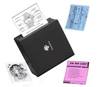 Phomemo M02 Sticker Printer, Mini Pocket Bluetooth Thermal Printer for DIY Creation, Study Notes, Pictures, Receipts, List, Multiple Templates for Phone & Tablet, Black
