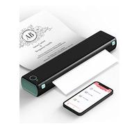 Phomemo M08F A4 Portable Printer, 2022 Upgrade Lightweight and Compact Thermal Mobile Printer, Wireless Printer for Travel, Vehicles, Office & School Compatible with Android and iOS Phone & Laptop