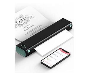 Phomemo M08F A4 Portable Printer, 2022 Upgrade Lightweight and Compact Thermal Mobile Printer, Wireless Printer for Travel, Vehicles, Office & School Compatible with Android and iOS Phone & Laptop