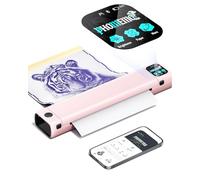 Phomemo M08F Plus AI Tattoo Stencil Printer with Touchscreen - Bluetooth Tattoo Printer Machine, Inkless Thermal Transfer Copier for Artists with AI Design App, Includes 10pcs Transfer Paper