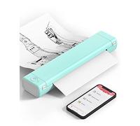 Phomemo M08F Portable Thermal Printer, Mobile Printer Supports A4 Size, Wireless Bluetooth Printer for Car,Office,Home,Compatible with Phone & Laptop