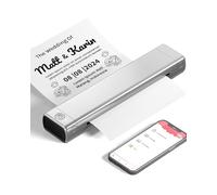 Phomemo M08F Portable Thermal Printer Wireless for Travel, Bluetooth Mobile Printer A4 for On the Go Supports A4 Paper Compatible with Phone & PC for Business School Office