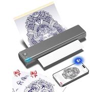 Phomemo M08F Tattoo Printer - A4 Transfer Stencil Printer, Thermal Tattoo Machine With 10pcs Paper, For Artists & Beginners, Compatible With Smartphone & PC
