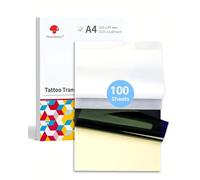 Phomemo M08F Tattoo Transfer Paper, Thermal Stencil Paper for Tattooing, Compatible with M08F TP81 Tattoo Printer, A4 Size 8.27" x 11.69"(210x297mm), 100 Sheets