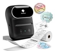 Phomemo M108 Label Maker, Bluetooth Label Makers for Small Business, Home, Office, 2 Inch Barcode Label Printer with 300+ Templates, Address Label Printer for Address/Logo/Clothing Label, Black