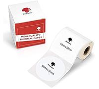Phomemo M110 120 M220 M200 Labels Round Label for Phomemo Label Printer,50 x 50mm (1.96" x 1.96") Thermal Sticker Paper M110 Labels Paper Easy to use for Barcode Name Address Logo,140 Labels/roll