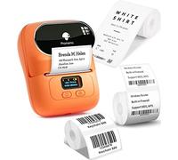 Phomemo M110-2026 Label Printer, 3 Label Rolls Set, Upgraded Label Maker Machine for Phone and Windows/Mac(USB), Bluetooth Label Maker for Home, Office and Small Business