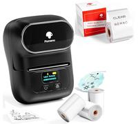 Phomemo M110 Label Maker Gift box with 4 rolls label, Bluetooth Label Maker for Small Business, Home, Office, 2 Inch Barcode Label Printer with 300+ Templates, Address Label Printer for Address/Logo
