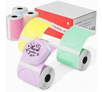 Phomemo M110 M108 M100 M120 M200 M220 M221 Label Maker Round Circle Label - Thermal Printer Labels for Price, Name, Address, Logo, Barcode, 50mm*50mm, 6 Rolls