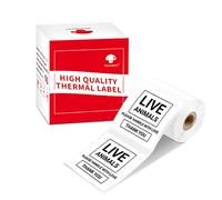 Phomemo M110 M108 M100 M120 M200 M220 M221 Thermal Label - Address Labels, Multi-Purpose Square Self-Adhesive Label,50mmx50mm,150 Labels/Roll