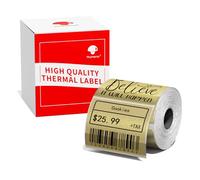 Phomemo M110 M108 M100 M120 M200 M220 M221 Thermal Label - Self-Adhesive, Gold Labels 40mm*30mm (230 Labels, 1 Rolls)