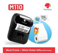 Phomemo M110 Mini Portable Printer Thermal Label Printer Stickers Pocket Labeling Maker Machine Similar as Niimbot B21 B1 50mm