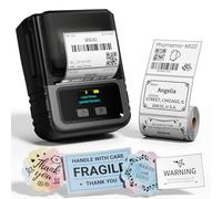 Phomemo M120 Label Maker Machine 2 Inch, Thermal Label Printer Compatible with IOS & Android, Portable Wireless Sticker Printer for Barcode, Retail, Home Use, Office, Small Business