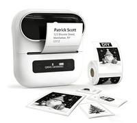 Phomemo M220 Label Maker, 80cm Thermal Label Printer, Portable Label Maker Machine for Barcode, Name, Address, Labeling, Mailing, Home, Office & Small Business Compatible with Phone & Laptop