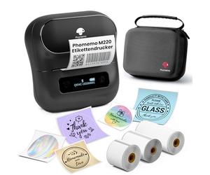 Phomemo M220 Label Printer, Bluetooth Thermal Label Maker