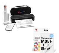 Phomemo M834 Portable Printer and 100 Sheets of A4 Thermal Paper
