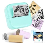 Phomemo Mini Printer - Sticker Printer for Phone, M02X Portable Photo Printer Machine, Bluetooth Mini Thermal Printer, Pocket Receipt Printers for Learning Note-taking Picture and DIY Enthusiasts