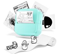 Phomemo Mini Printer - Sticker Printer M02X Mini Thermal Printer Portable Sticker Maker Instant Print for Students to Print Study Graphics, Anatomical Diagrams, Stickers, Photos, Gift for Kids