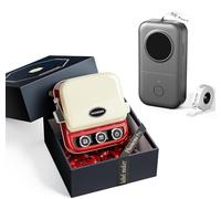 Phomemo P15 Ribbon Label Maker Machine with Tape, Bluetooth Retro Label Printer D30 Label Maker with Tape, Mini Bluetooth
