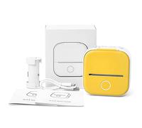 Phomemo T02 Mini Portable Pocket Printer, Bluetooth Photo Picture Printer for Plan Journal, Child Painting, Graffiti, Study, Work, Enlightening Education Compatible with Phone & Tablet (yellow)