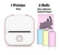 Phomemo T02 Mini Printer Portable Printer Thermal Printing Sticker Wireless Inkless Pocket Printer Self-adhesive Label Printer