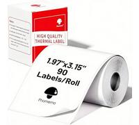 Phomemo Thermal Label - Self-Adhesive, 50mm*80mm, 100 White Labels/roll